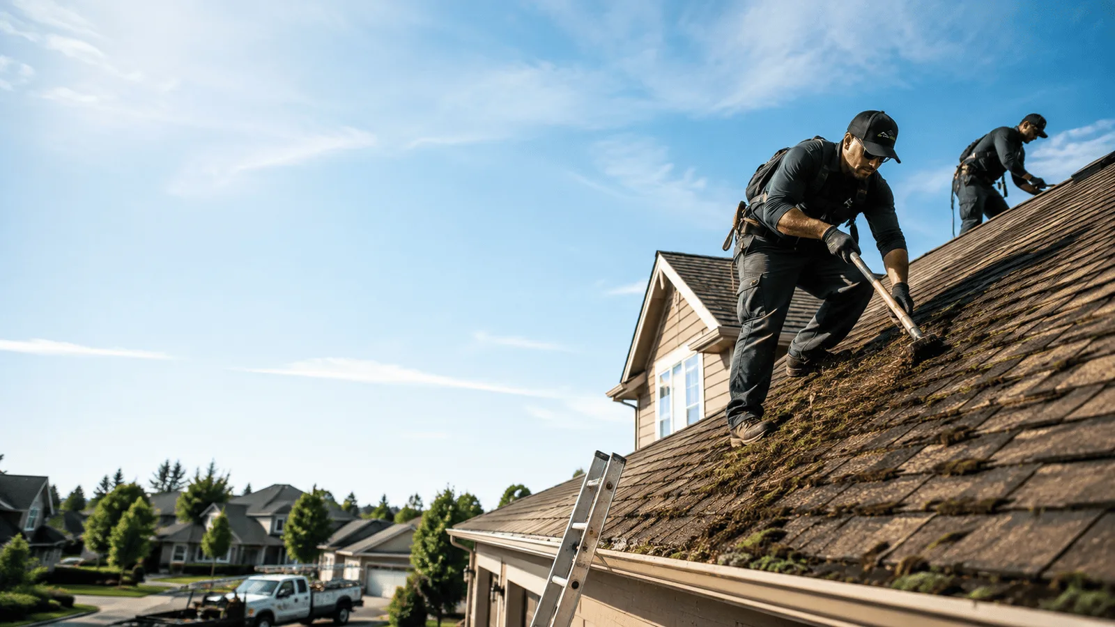 Roof Moss Removal in Fairfield, IL near me